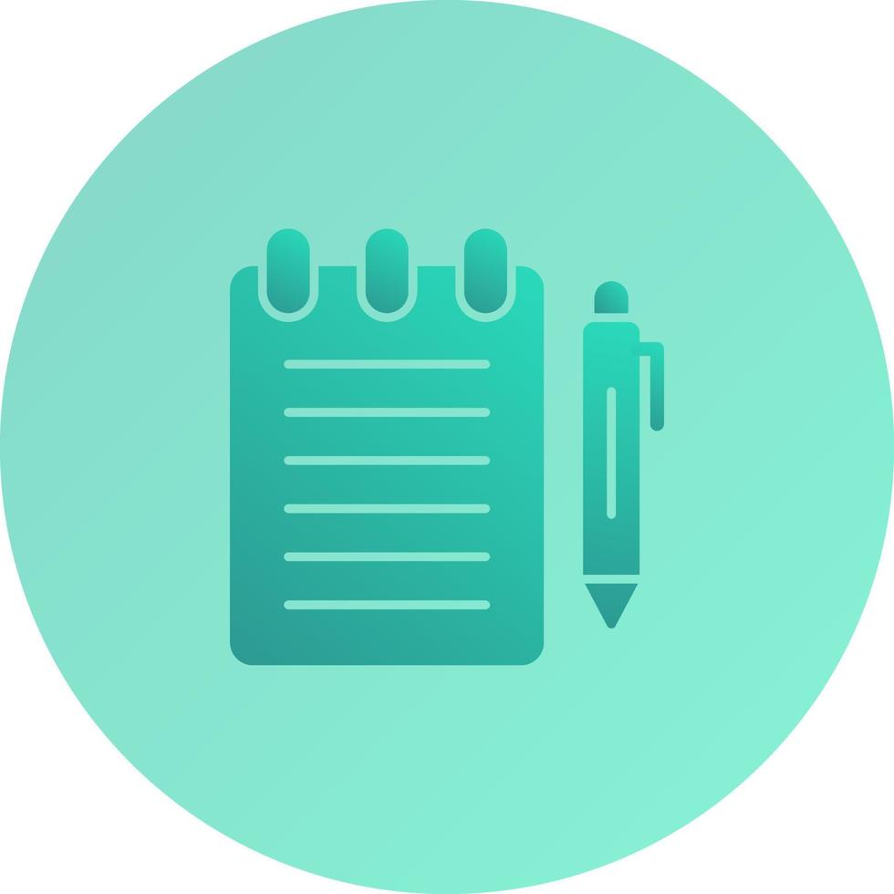 Notepad Vector Icon