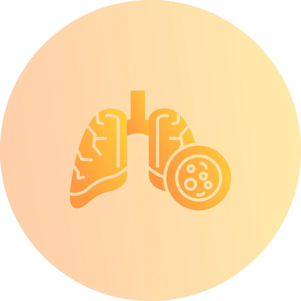 Lung Cancer Vector Icon