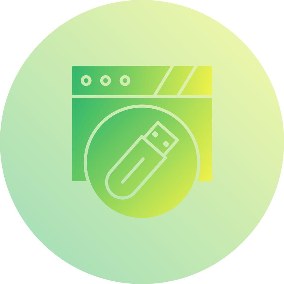 Usb Flash Drive Vector Icon