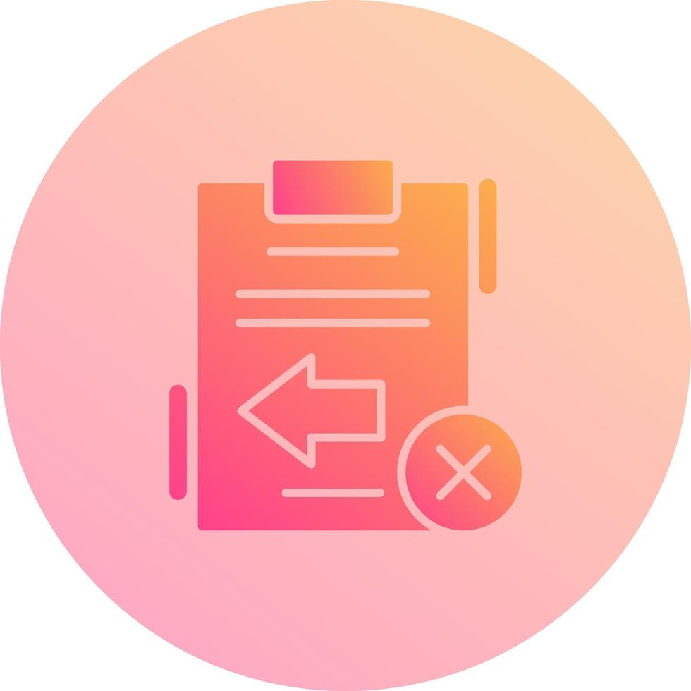 Return Failed Vector Icon