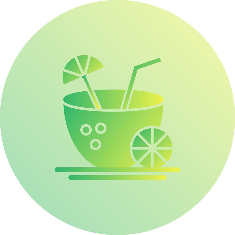Coconut Drink Vector Icon