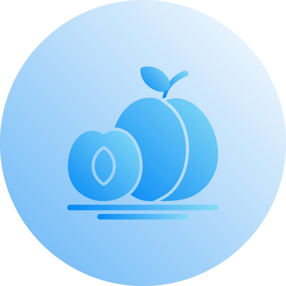 Apricot Vector Icon