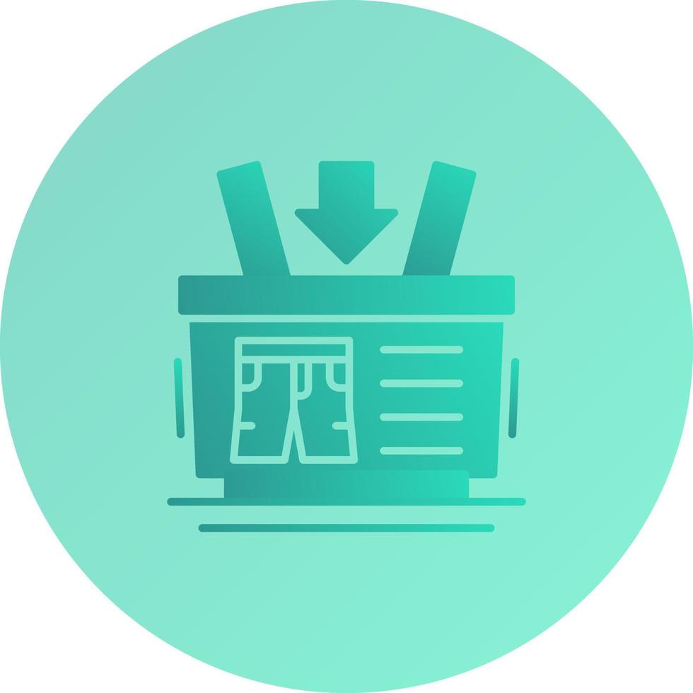 Shopping Basket Vector Icon