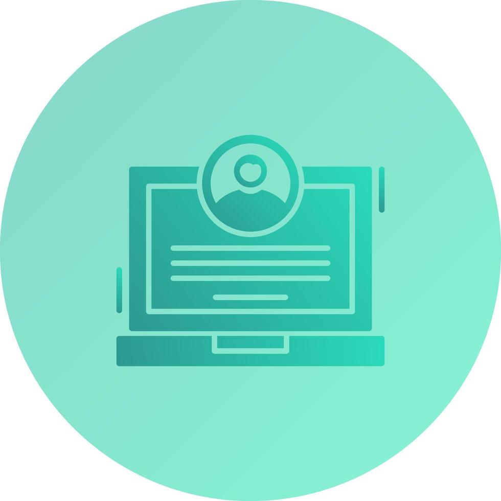CV Vector Icon