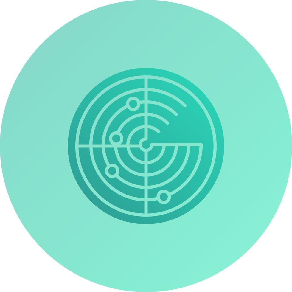 Radar Vector Icon