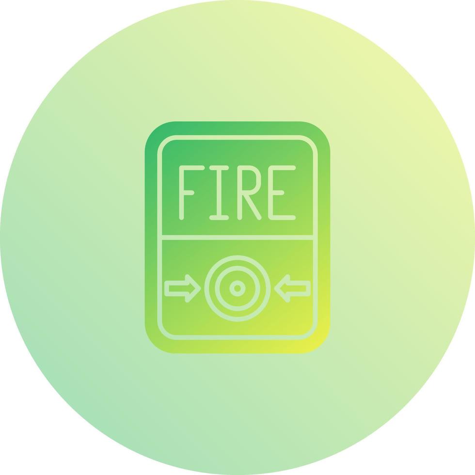 Fire Button Vector Icon