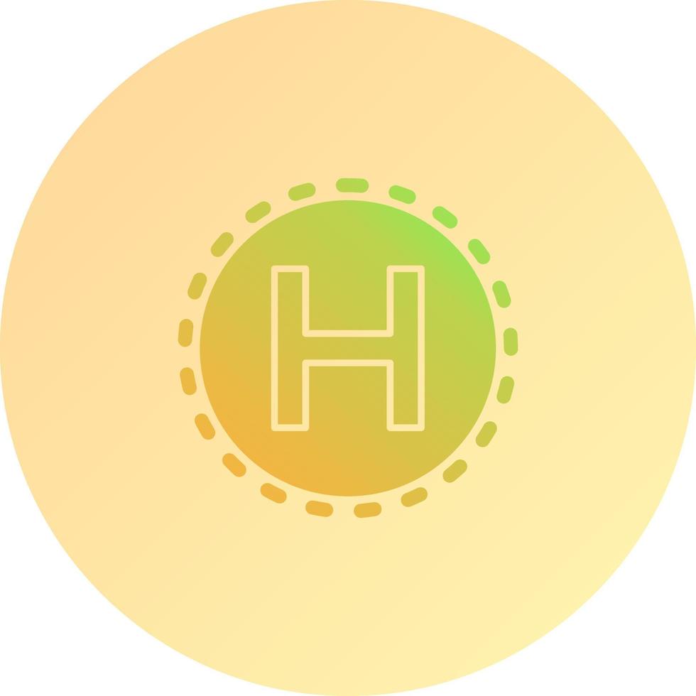 Helipad Vector Icon