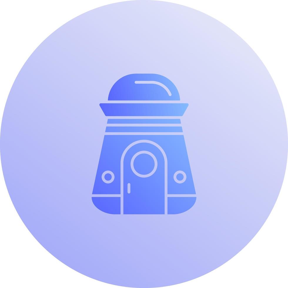 Space Capsule Vector Icon