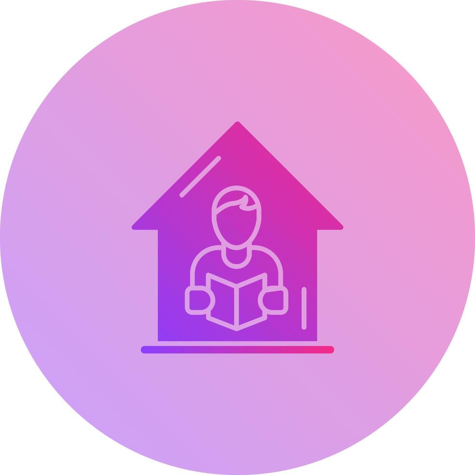 Home Learning Vector Icon