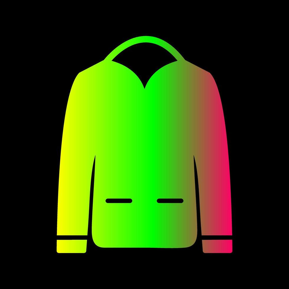 Men Jacket Unique Vector Icon