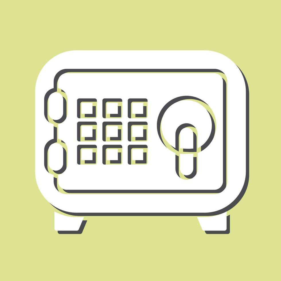 Safe Box Vector Icon