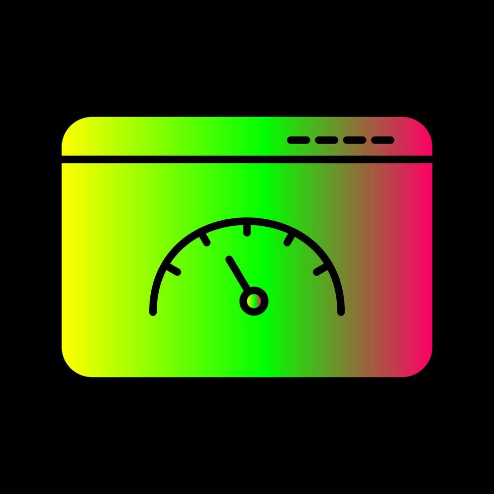 icono de vector de velocidad de página