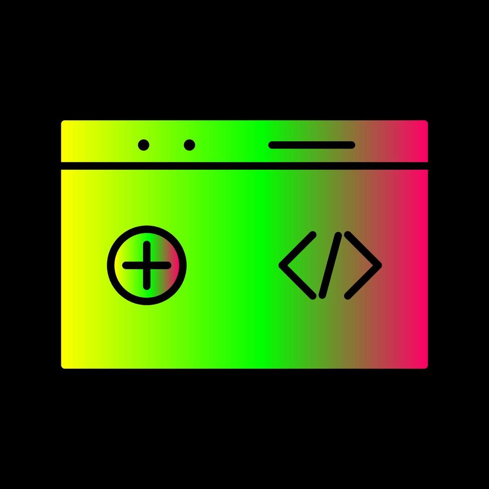 Unique Clean Code Vector Icon