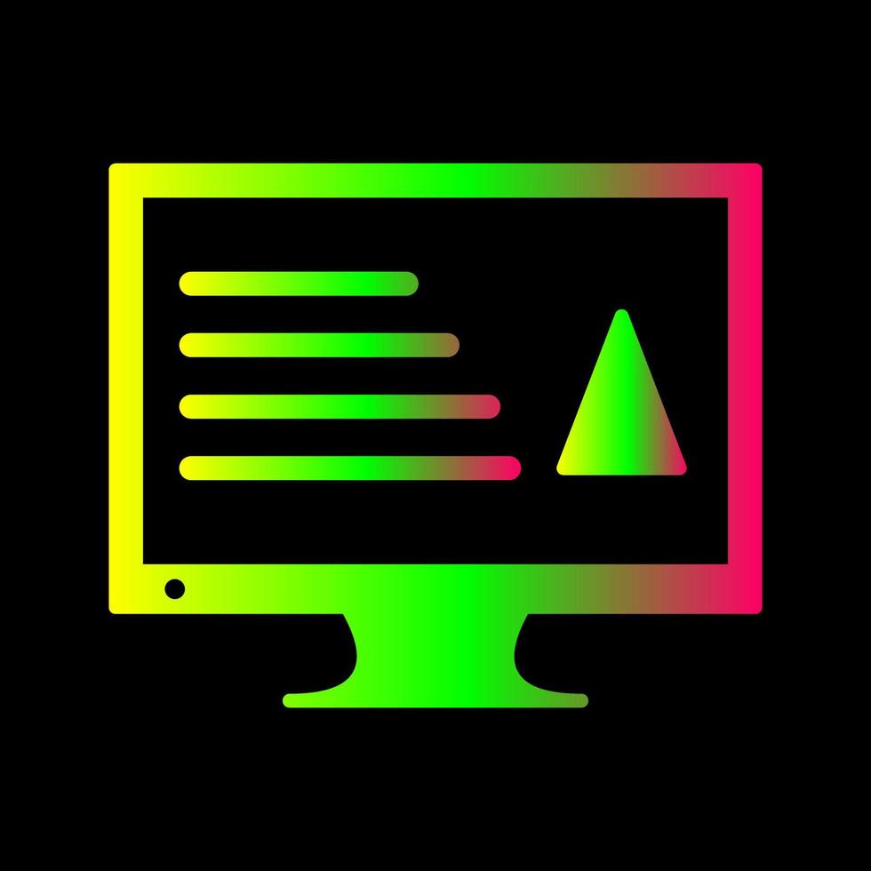 Unique Content Production Vector Icon