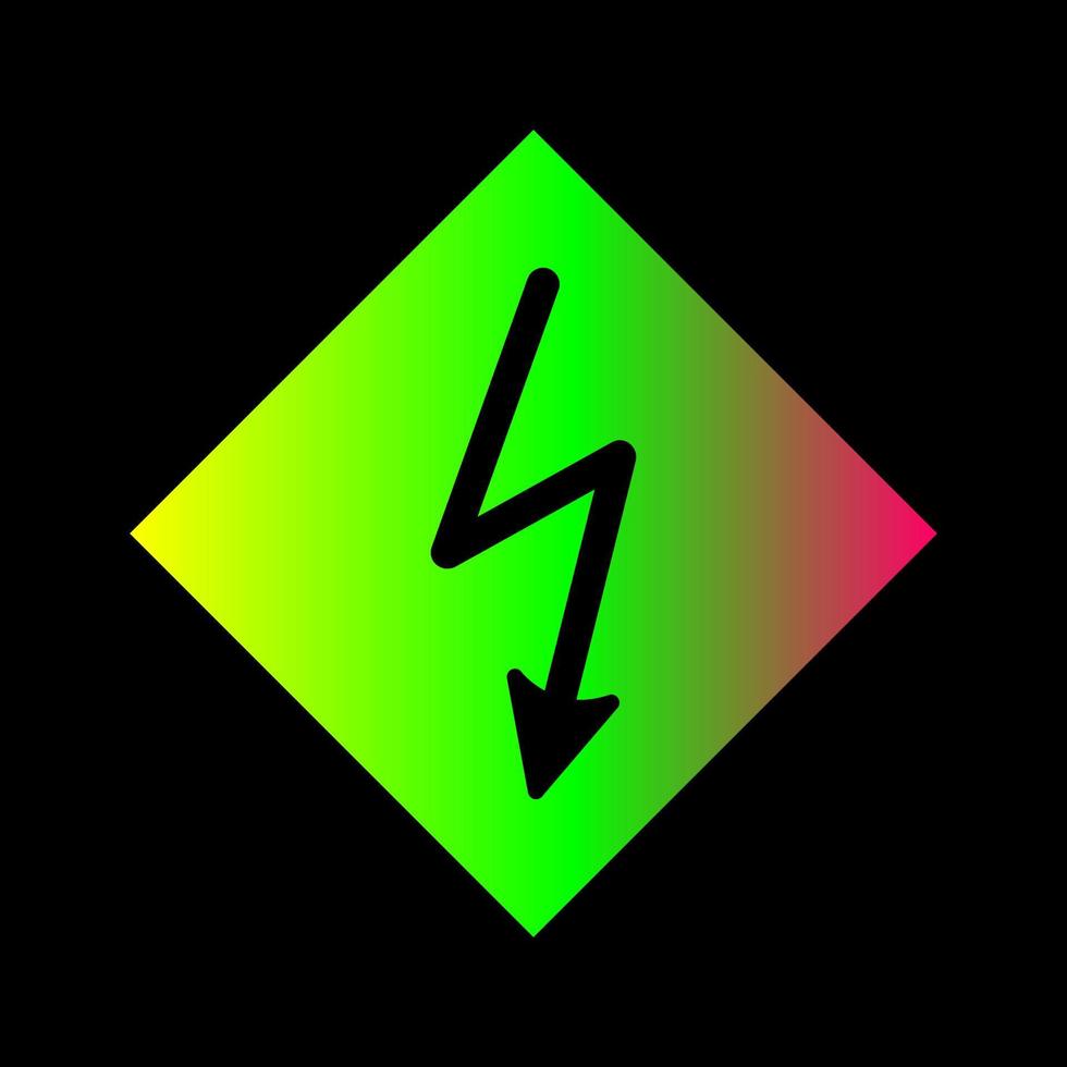 High Voltage Vector Icon