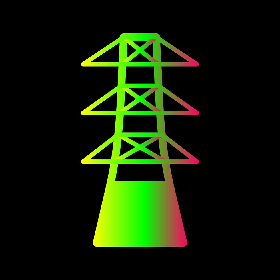 icono de vector de torre única