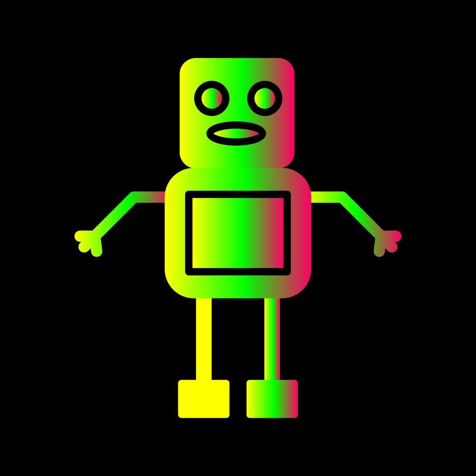 Unique Robot Vector Icon