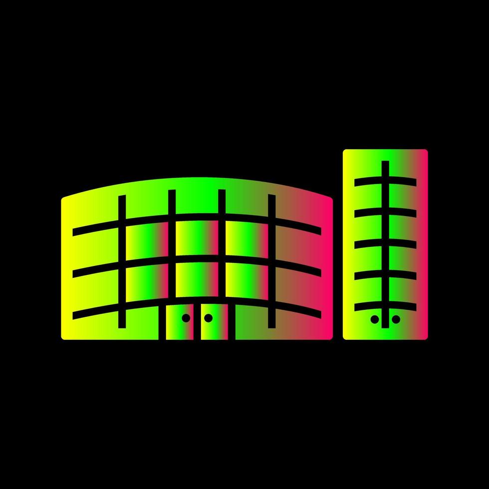 Unique Shopping Mall Vector Icon