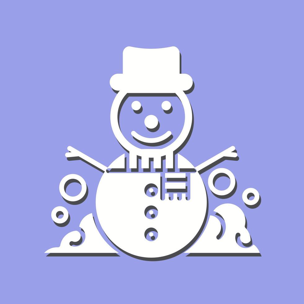 Snowman Vector Icon