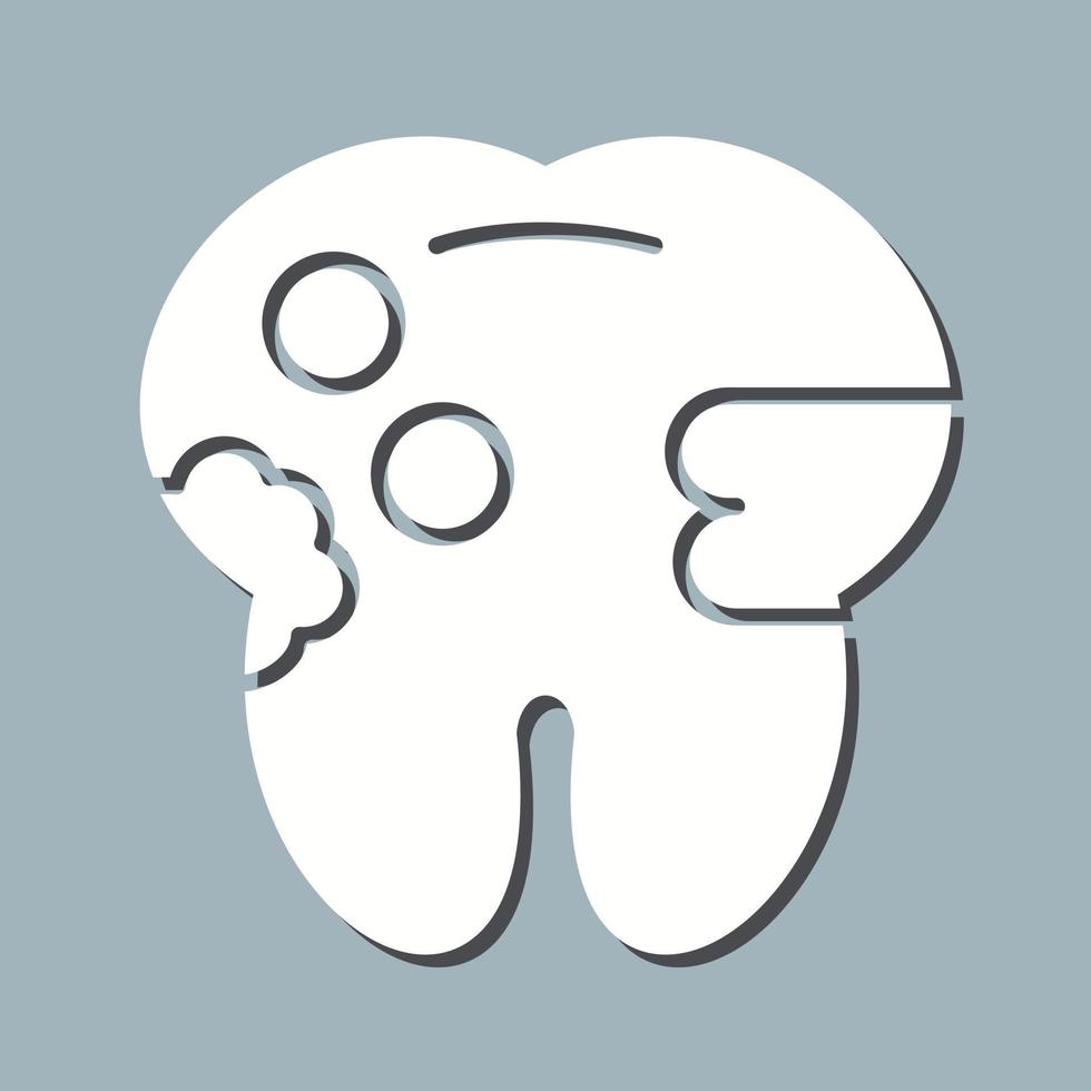 Caries Unique Vector Icon