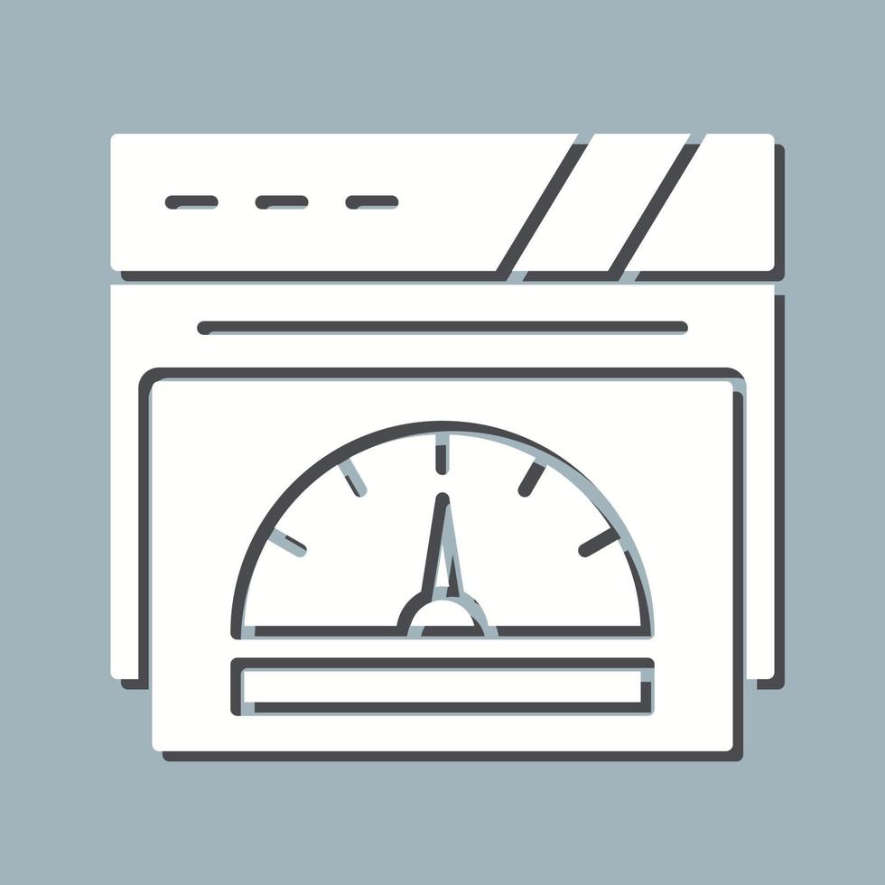Speedometer Unique Vector Icon
