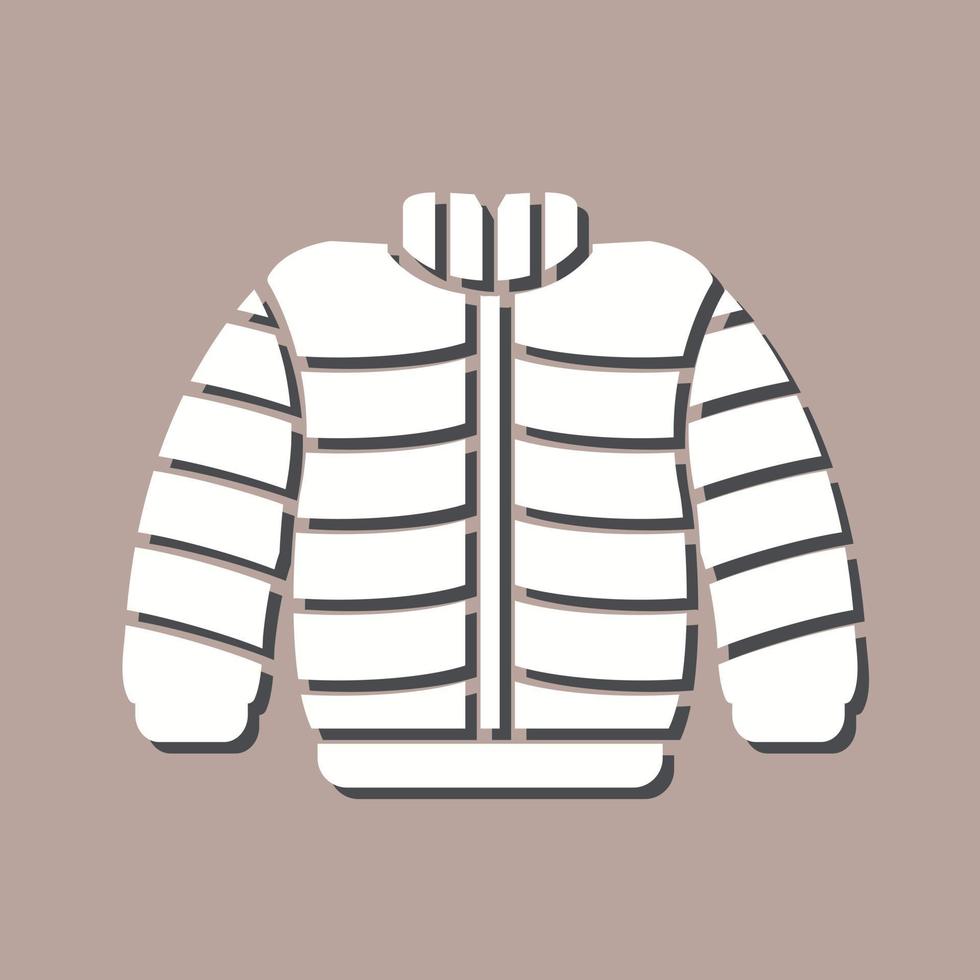 icono de vector de ropa de invierno