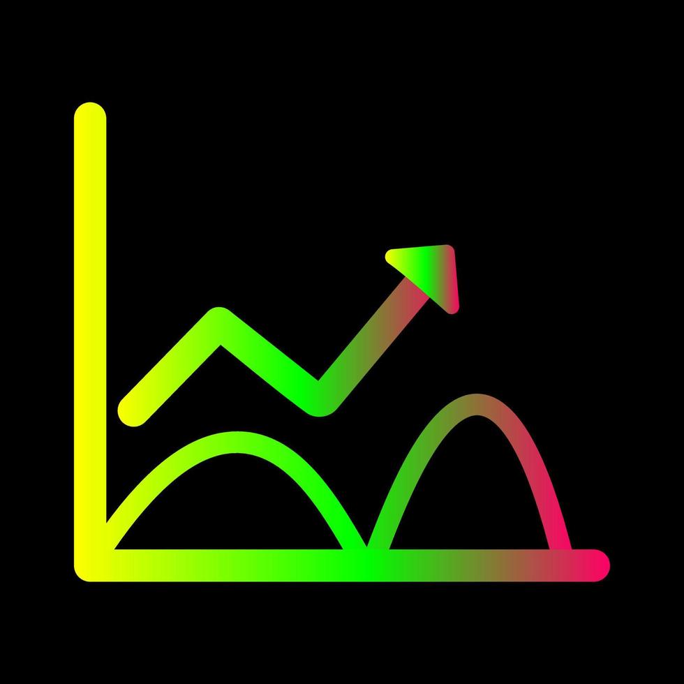 Trend in Graph Vector Icon