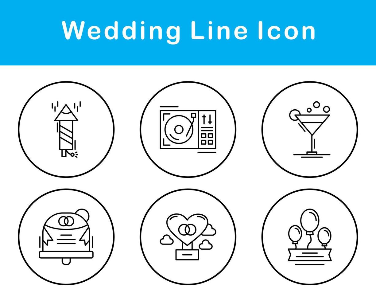 Wedding Vector Icon Set