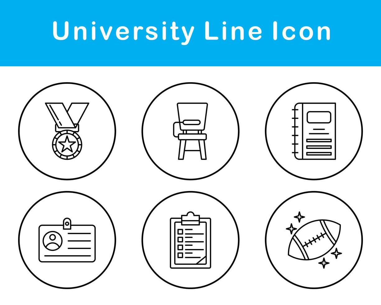 university Vector Icon Set