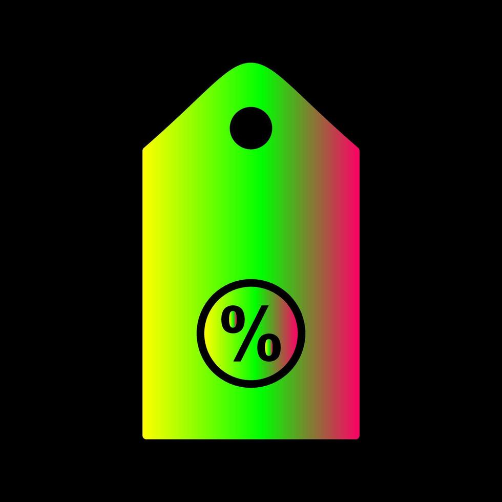 Unique Discount Tag II Vector Icon