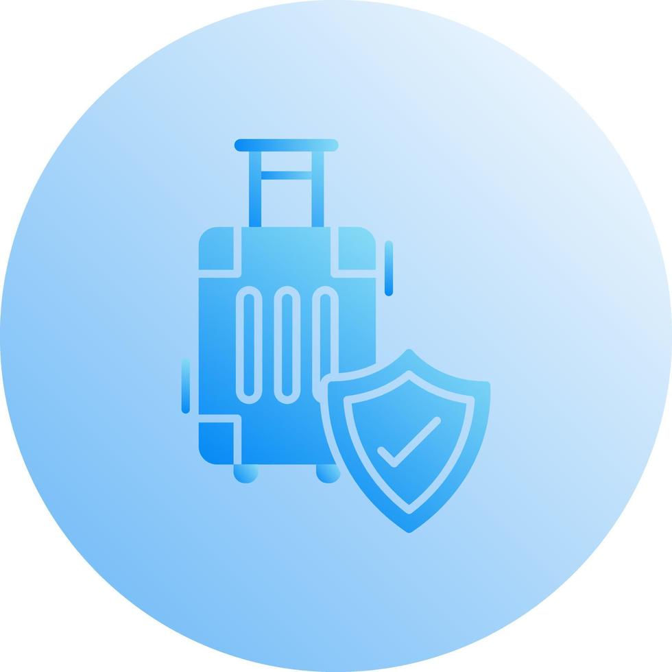 Travel Suitcase Unique Vector Icon