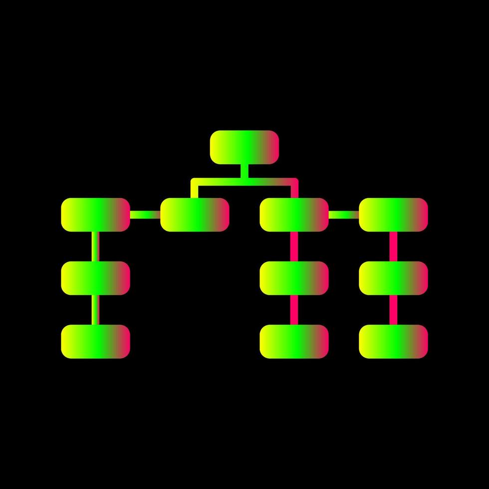 Unique Seo Structure Vector Icon