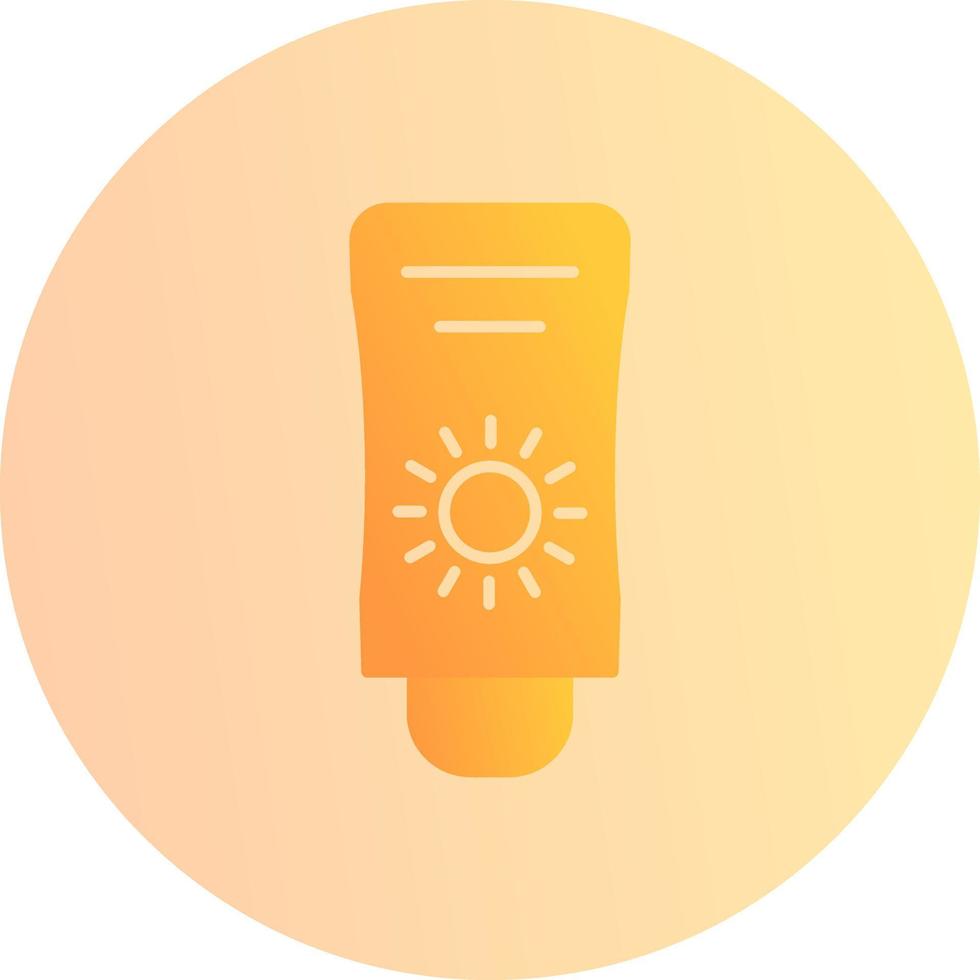 Sun Cream Vector Icon