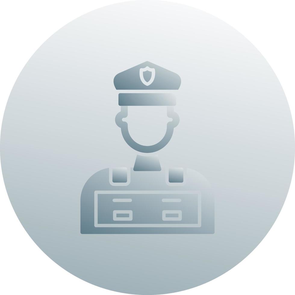 Police Man Vector Icon