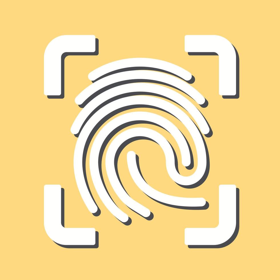 Finger Print Vector Icon