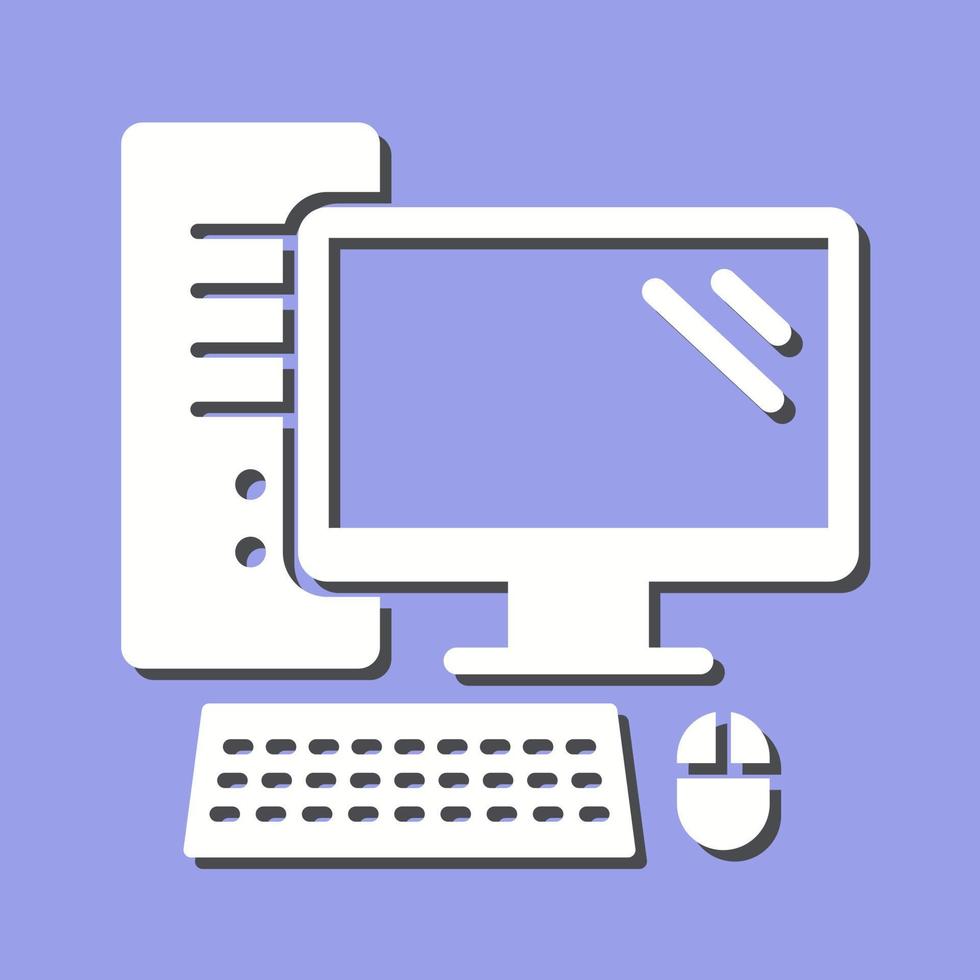 Computer Vector Icon