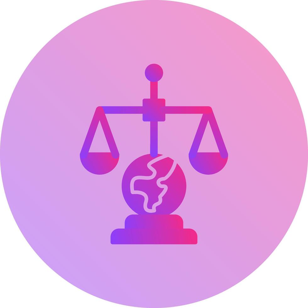 International Law Vector Icon