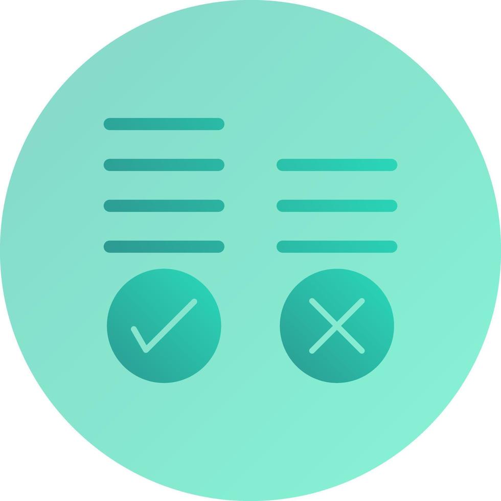 Voting Result Vector Icon