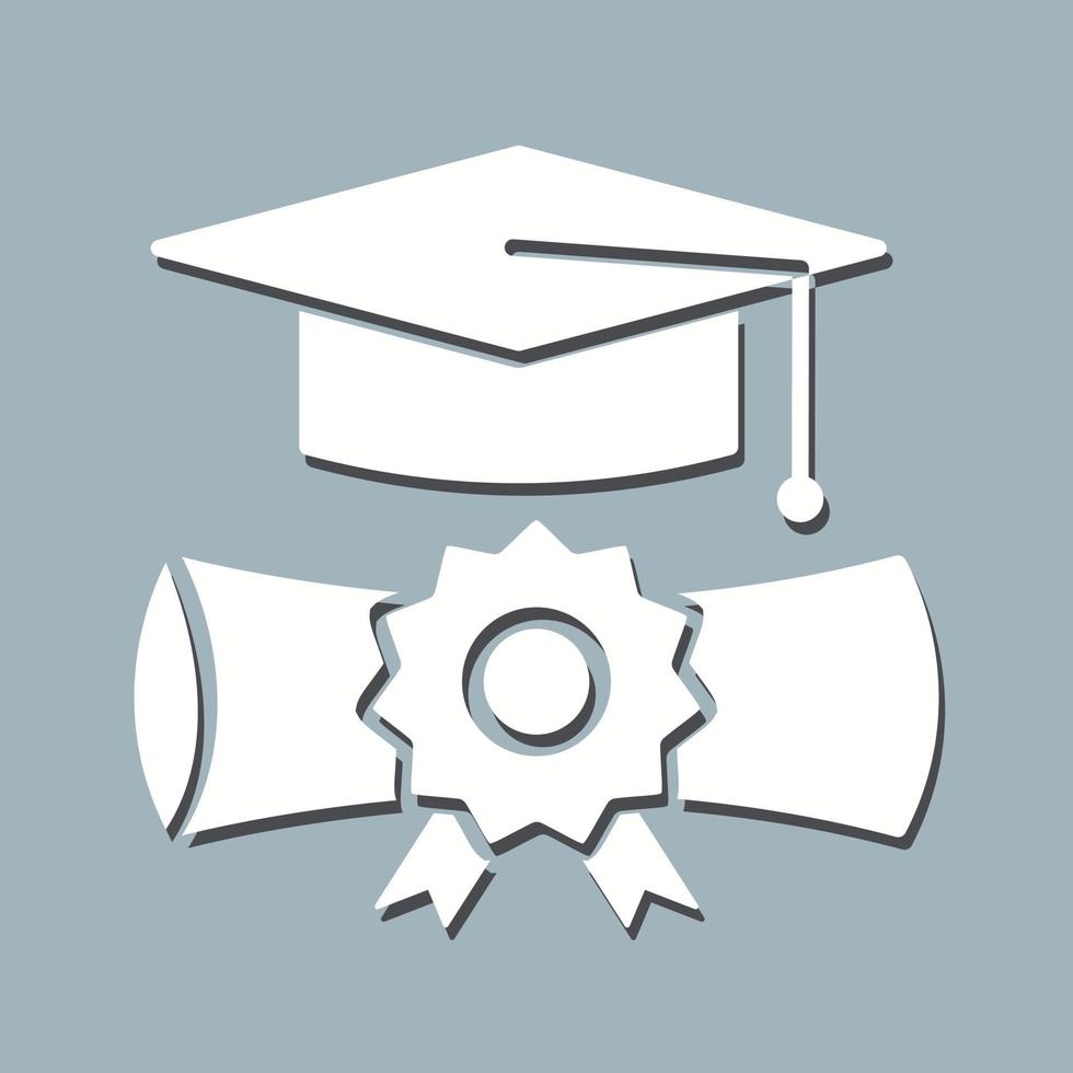 icono de vector de graduación