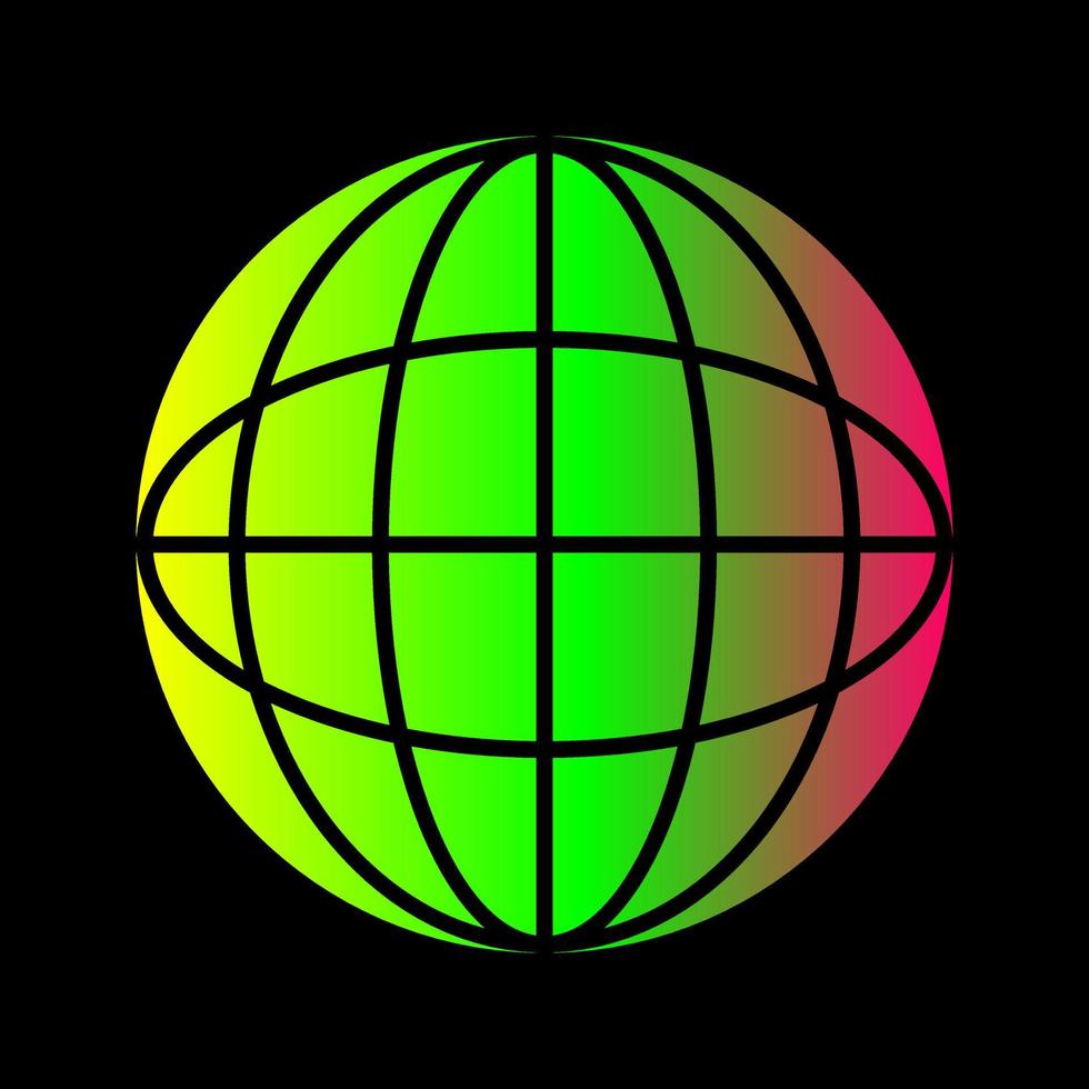 icono de vector de globo