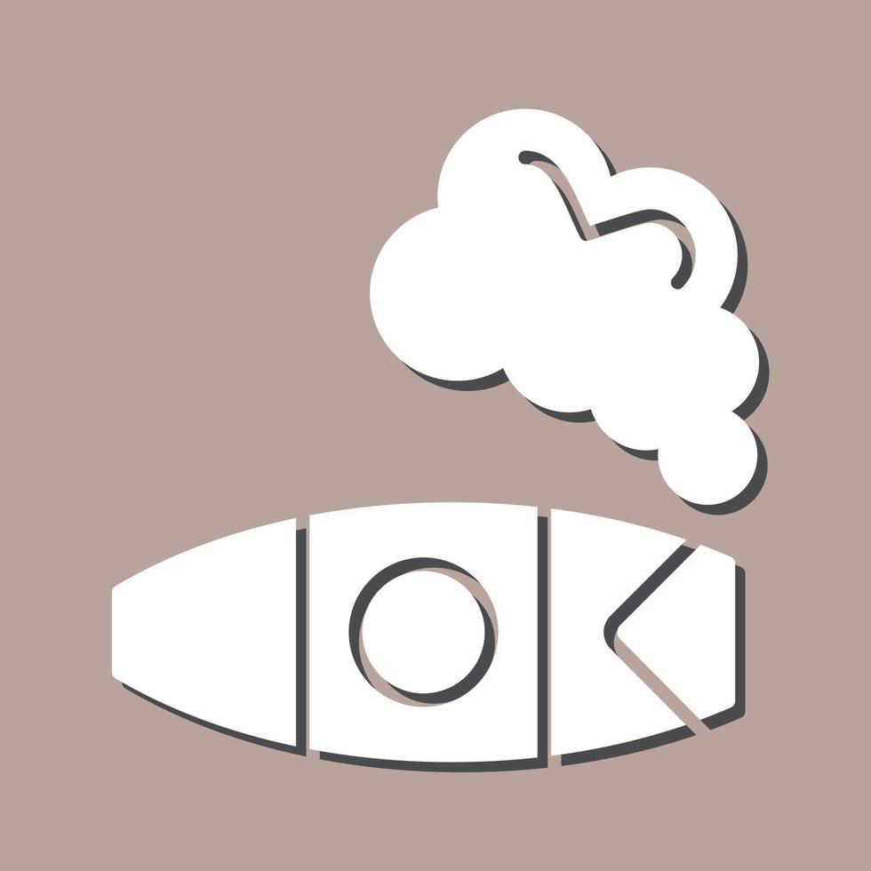 icono de vector de cigarro