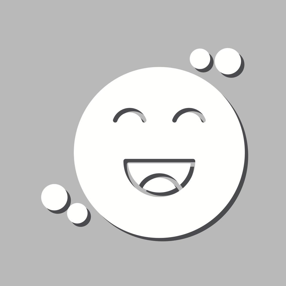 Happiness Vector Icon
