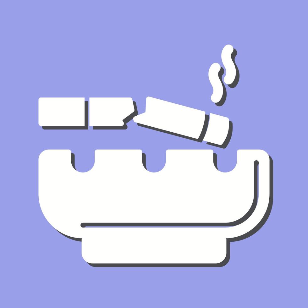 Broken Cigarette Vector Icon