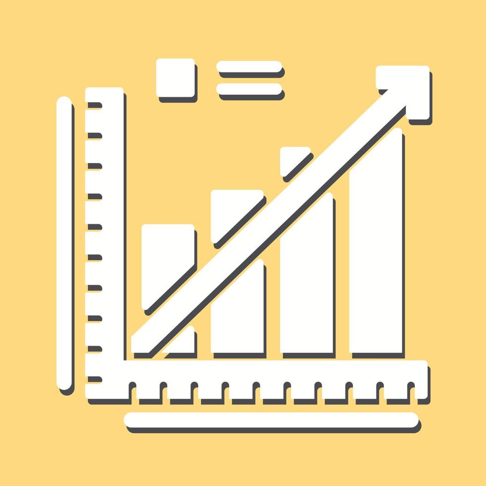 Line Graph Vector Icon