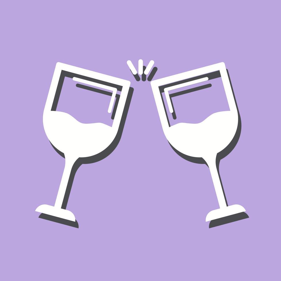 vino único vector icono