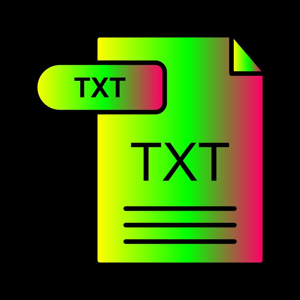 TXT Vector Icon