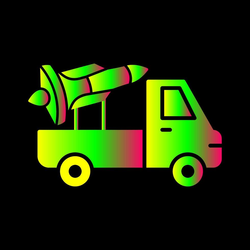 Missile Truck Vector Icon