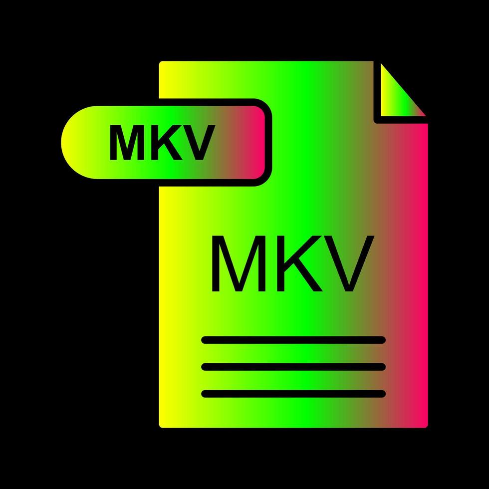MKV Vector Icon