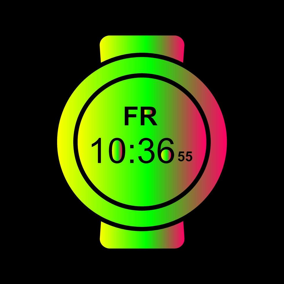 icono de vector de reloj deportivo