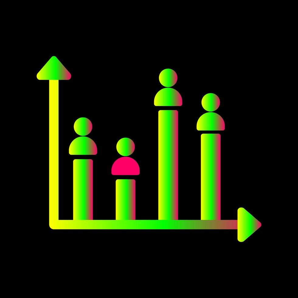 Candidate Graph Vector Icon